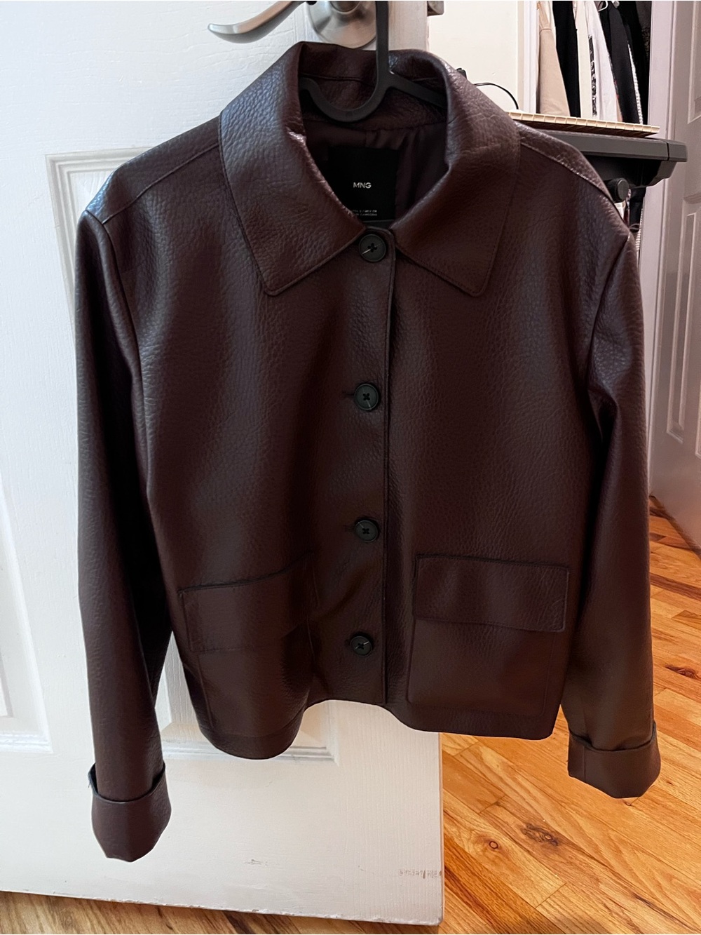 Mango Dark Burgundy/Brown Jacket